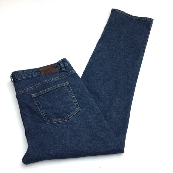 Woolrich Women's Jeans Classic Straight Leg Dark Wash size 12 length 31" - Picture 8 of 11